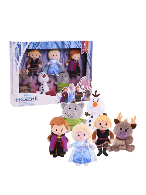 

Frozen Unisex Kids Multicoloured Frozen Disney 2 Stylized Plush Collector Set, Multi