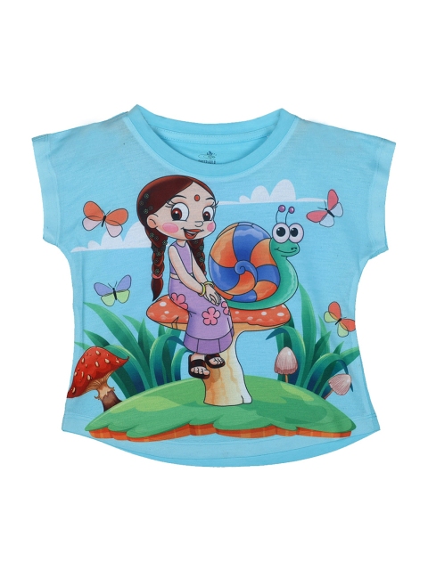 

Chhota Bheem Girls Blue Printed Top