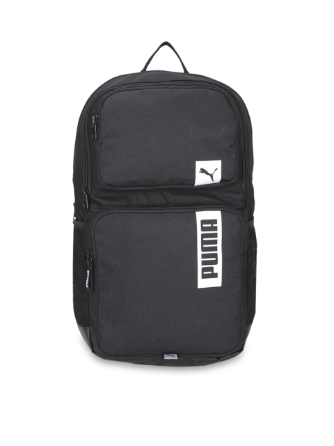 

Puma Unisex Black Brand Logo Backpack