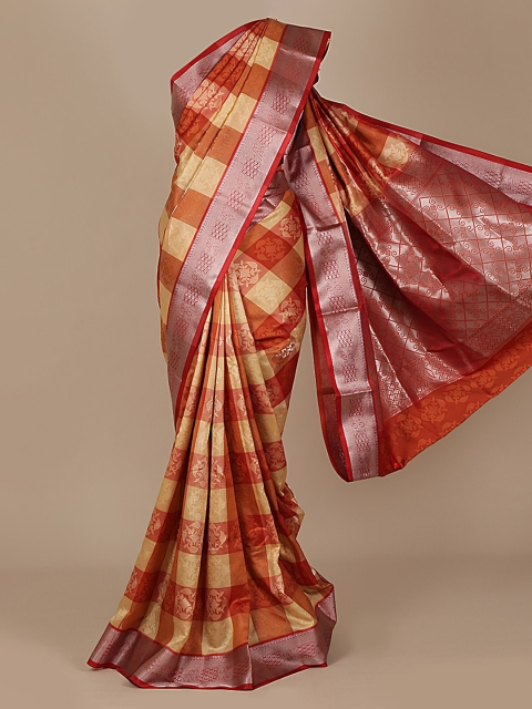 

Pothys Brown Woven Design Saree