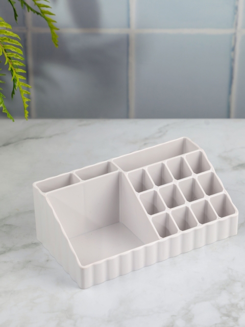 

YOYOSO Set Of 2 White Solid Lipstick Storage Boxes