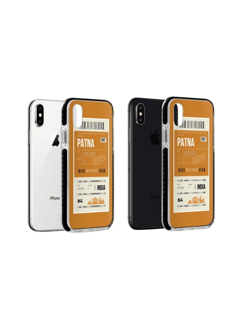 

DailyObjects Mustard Yellow & White Patna City Tag iPhone X Cover
