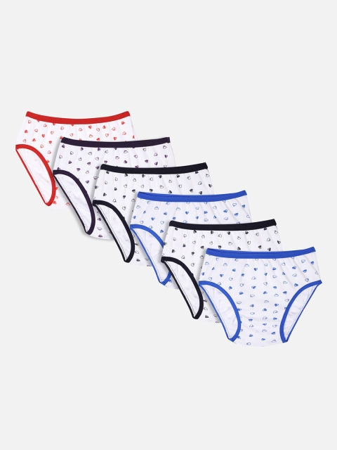 

Bodycare Kids Girls Pack Of 6 Assorted Organic Cotton Basic Briefs KIA3039-PK003