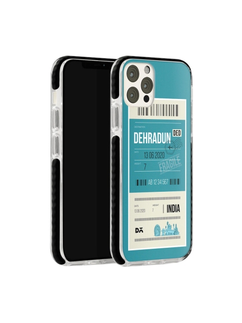 

DailyObjects Teal-Blue & White Dehradun City Stride iPhone 12 Pro Back Case