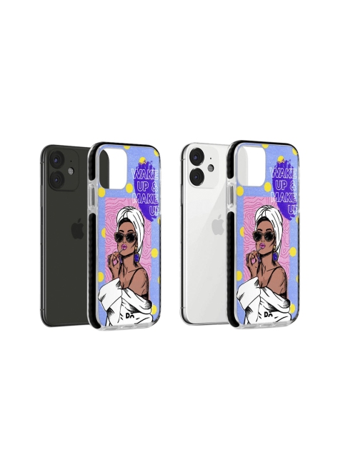 

DailyObjects Blue & Pink MakeUp Ritual Stride iPhone 11 Back Cover
