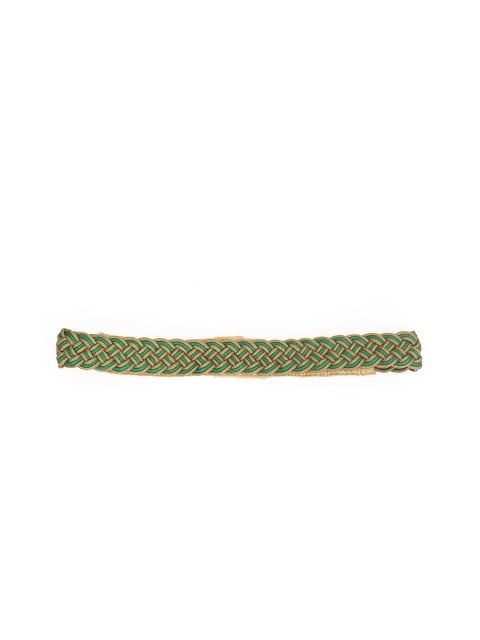 

Diwaah Women Green & Beige Woven Design Belt