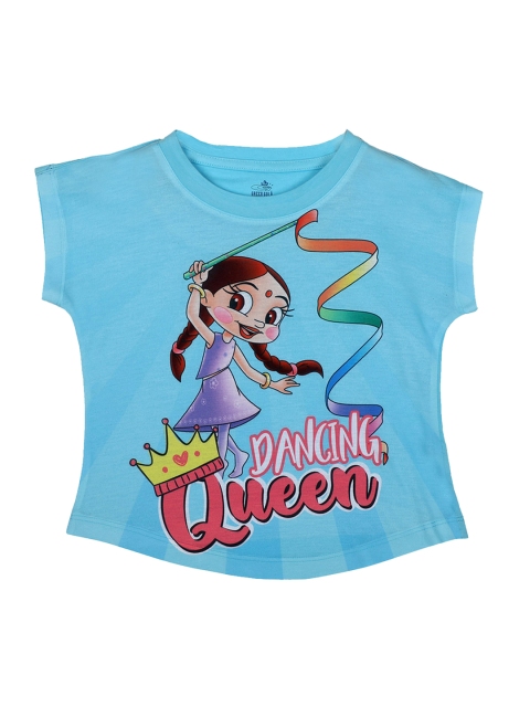 

Chhota Bheem Girls Blue Printed Top
