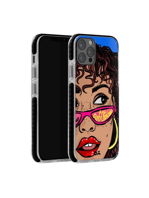 

DailyObjects Beige & Brown Hey Good Looking Stride Multi-Layer Protection iPhone 12 Pro Mobile Back Cover