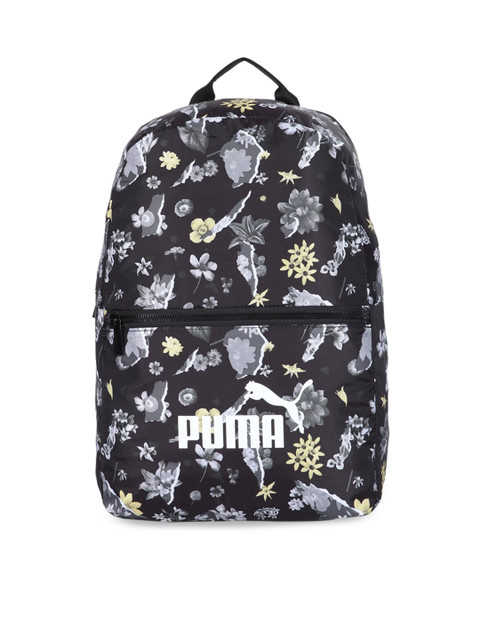 

Puma Women Black & White Backpack