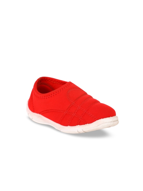 

Bubblegummers Girls Red Solid Slip-On Sneakers