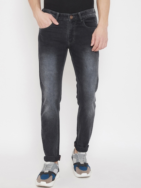 

Purple Feather Men Black Slim Fit Mid-Rise Clean Look Jeans