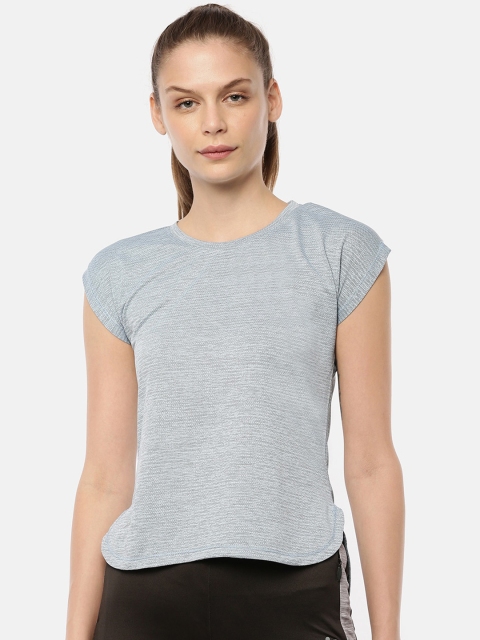 

FINO Women Grey Solid Round Neck T-shirt