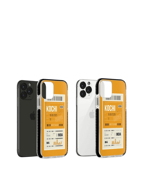 

DailyObjects Mustard Yellow & White Kochi City Tag iPhone 11 Pro Max Cover