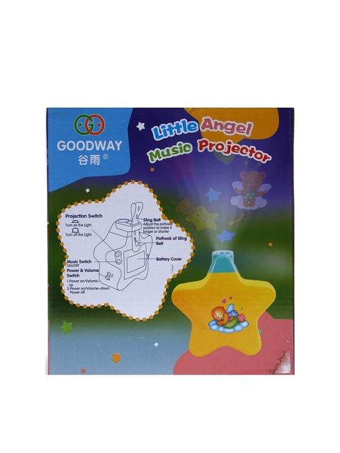 

Wembley Toys Infants Yellow Sleep Star Projector with Star Light Show and Music