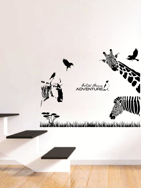 

WALLSTICK Black Animals Large Vinyl Sticker