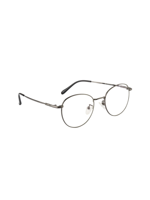 

Clark N Palmer Unisex Gunmetal-Toned Full Rim Oval Frame CNP-3166-C2, Grey