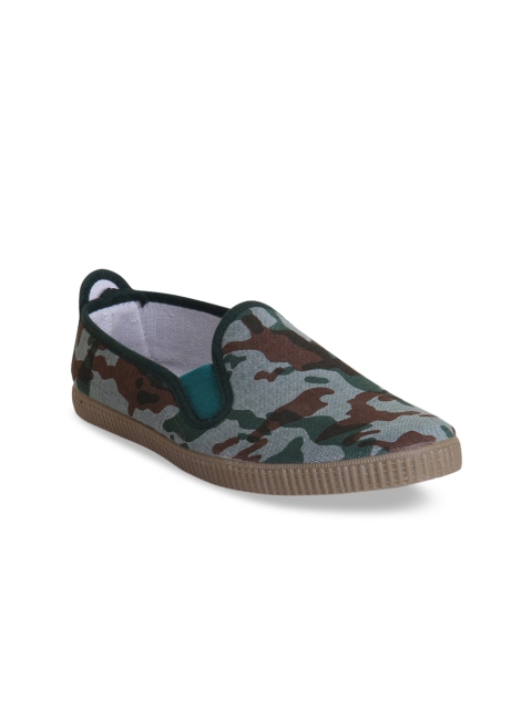 

SCENTRA Women Green Slip-On Sneakers