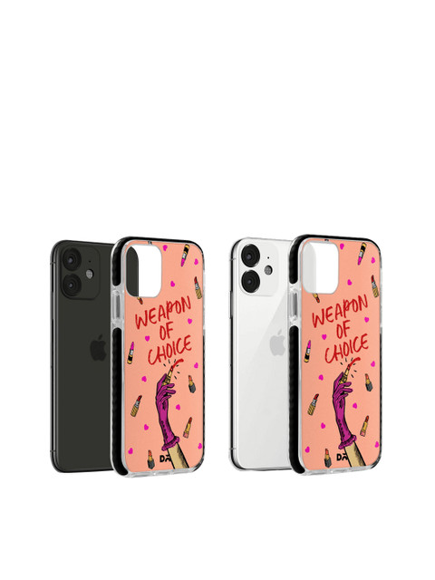 

DailyObjects Peach-Coloured & Red Weapon of Choice Stride Case Cover For iPhone 11