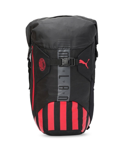 

Puma Unisex Black ACM FtblCulture Rolltop Backpack