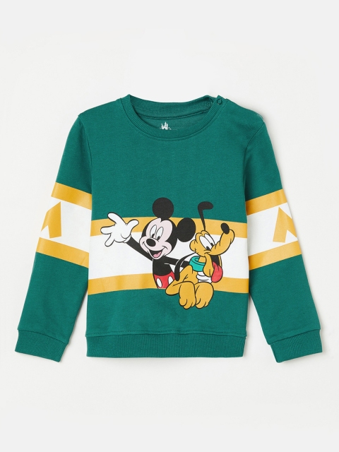 

Juniors by Lifestyle Boys Green Colourblocked Sweatshirt
