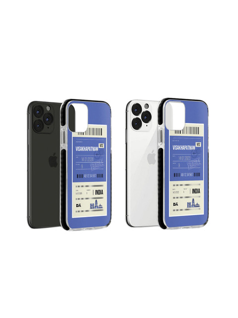 

DailyObjects Blue & White Visakhapatnam City Tag iPhone 11 Pro Max Cover