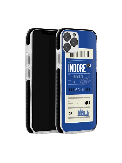

DailyObjects Blue & Beige Indore City Tag iPhone 11 Pro Stride Back Cover