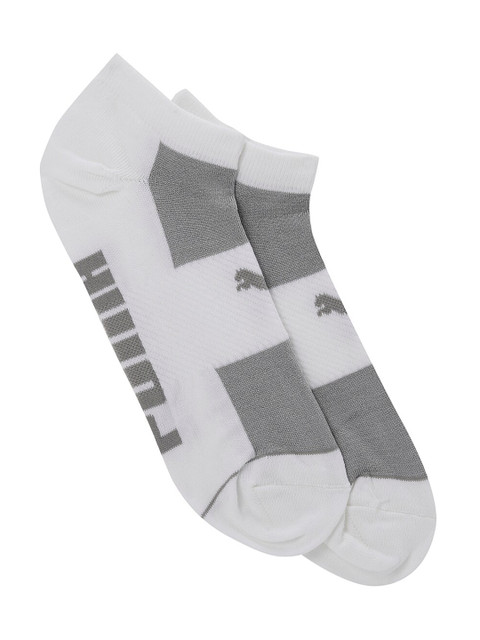 

Puma Unisex White Solid Ankle Length Socks