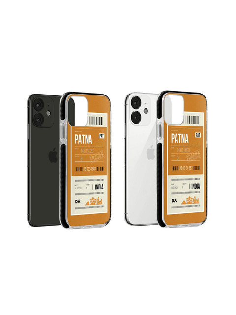 

DailyObjects Orange & White Patna City Tag iPhone 11 Stride Case