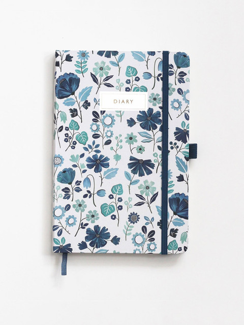 

The Ink Bucket Unisex White & Beige Indigo Bloom Floral Printed Laptop Skin