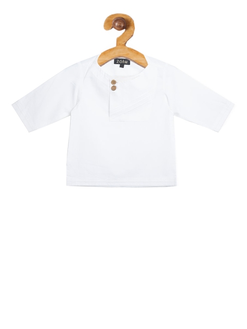 

Zotw Unisex Kids White Pathani Kurta