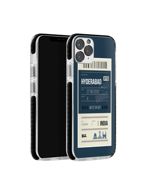 

DailyObjects Blue & White Hyderabad City Tag iPhone 11 Pro Cover
