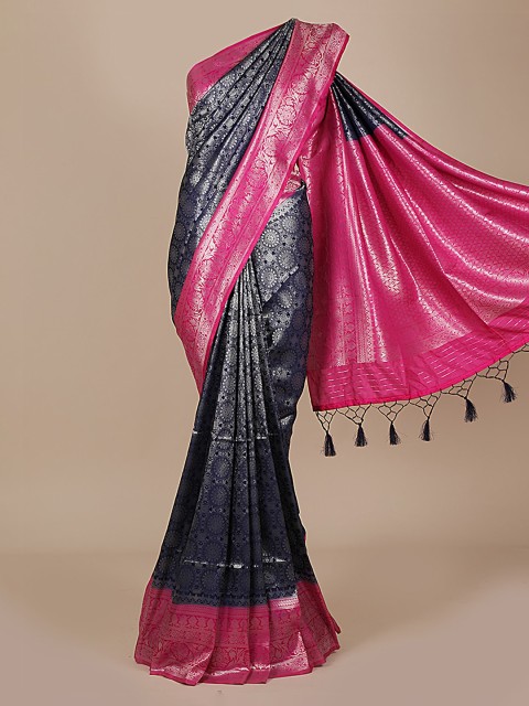 

Pothys Violet Woven Design Saree