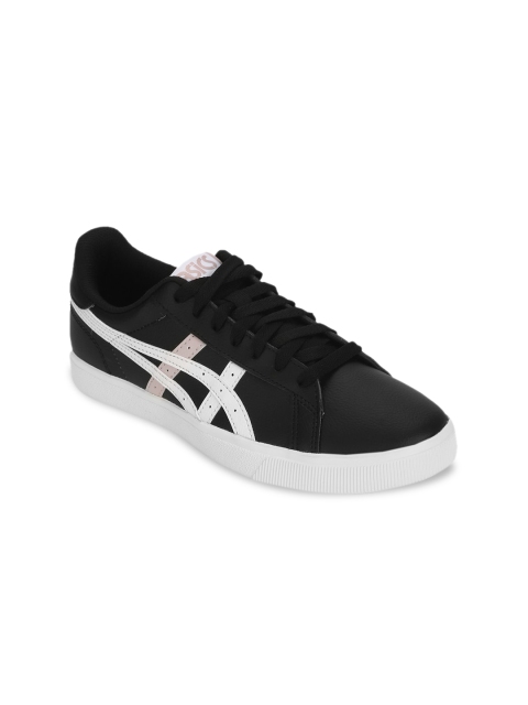 

ASICS Classic Ct Women Black White Textured Sneakers