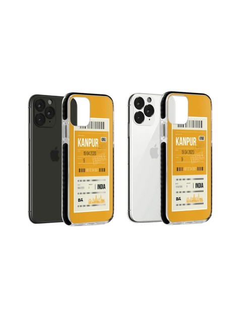 

DailyObjects Yellow & White Kanpur City Tag iPhone 11 Pro Max Stride Case