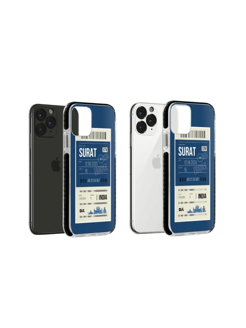 

DailyObjects Blue & White Surat City Tag iPhone 11 Pro Cover