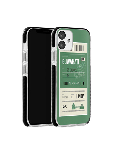 

DailyObjects Green & White Guwahati City Tag iPhone 11 Stride Case Cover, Na