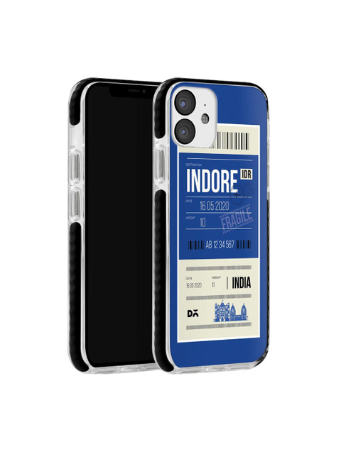 

DailyObjects Blue & White Indore City Tag iPhone 11 Cover