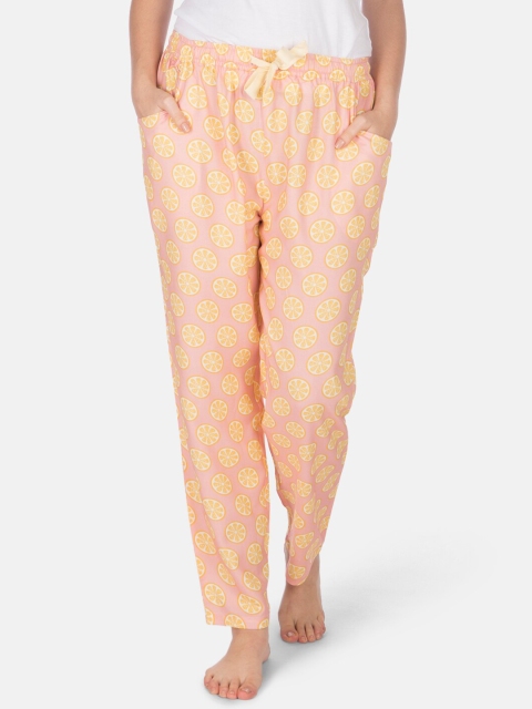 

Smugglerz Women Pink Printed Lounge Pants