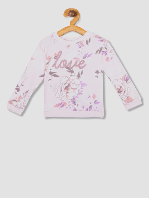 

The Childrens Place Boys Pink Printed Sweatshirt