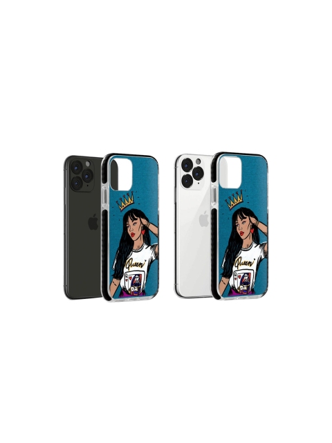 

DailyObjects Blue & White Queen Babe iPhone 11 Pro Max Stride Case Cover
