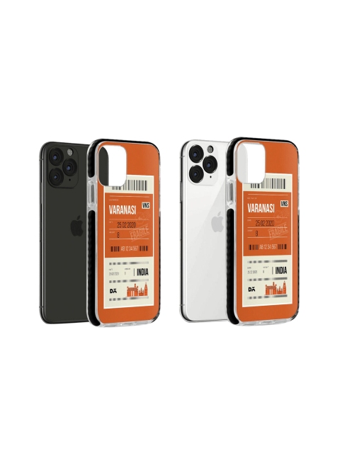 

DailyObjects Orange & White Varanasi City Tag Stride iPhone 11 Pro Max Back Cover