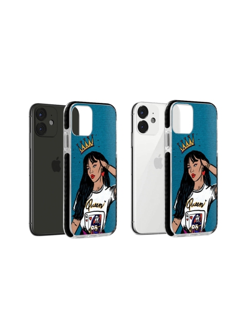 

DailyObjects Blue & White Queen Babe iPhone 11 Stride Case Cover