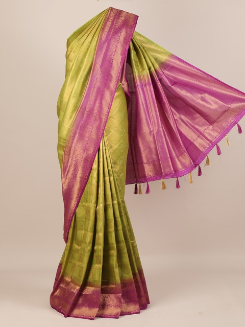 

Pothys Green Woven Design Saree