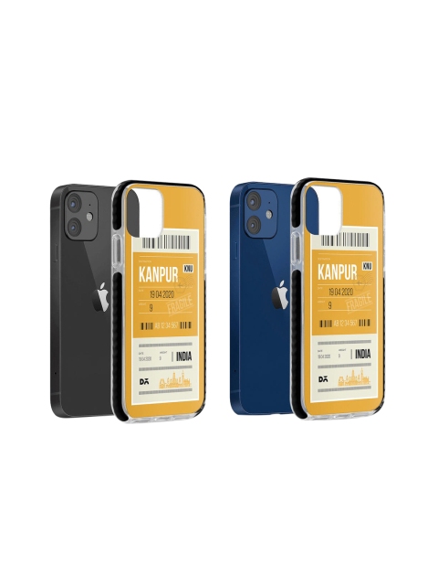 

DailyObjects Yellow & White Kanpur City Tag iPhone 12 Mini Stride Case
