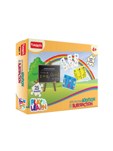 

Play & Learn Kids Multicoloured Addition & Subtraction Puzzle, Multi