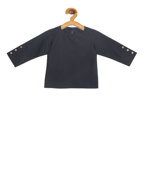 

Zotw Unisex Kids Black Kurta