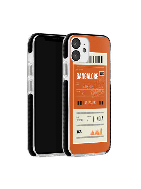 

DailyObjects Orange & White Bangalore City Tag iPhone 11 Cover