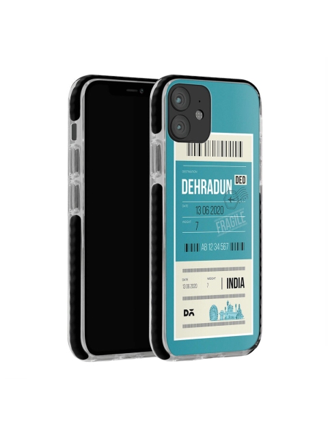 

DailyObjects Blue & White Dehradun City Tag iPhone 12 Mini Stride Case Cover