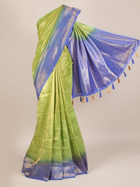 

Pothys Green Woven Design Saree