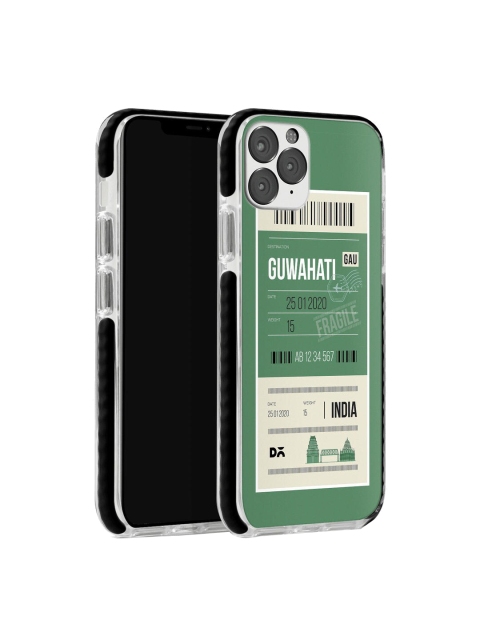 

DailyObjects Olive Green & White Guwahati City Stride iPhone 11 Pro Back Case